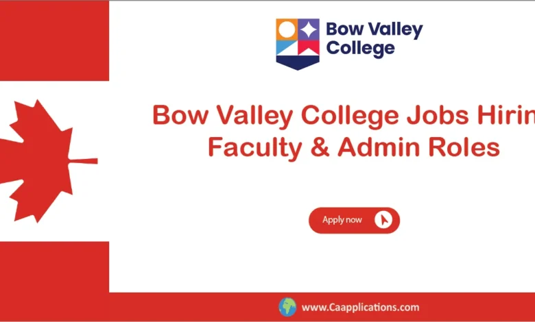 Bow Valley College Jobs