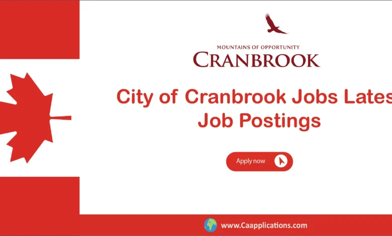 City of Cranbrook Jobs